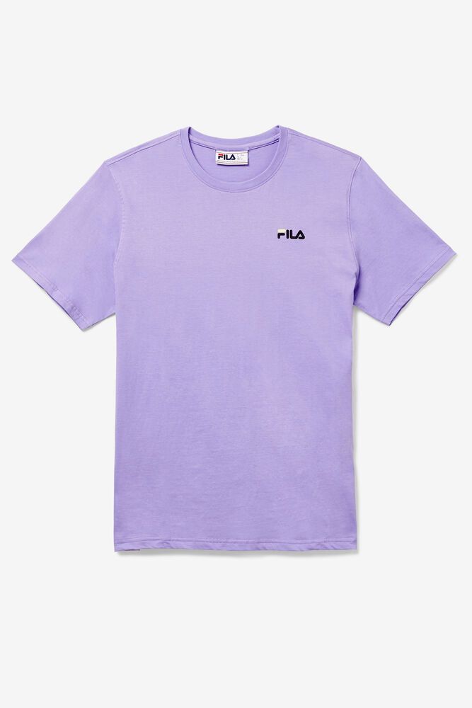 Fila Shoe Tower T-Shirt Purple - Mens - 91265LINZ